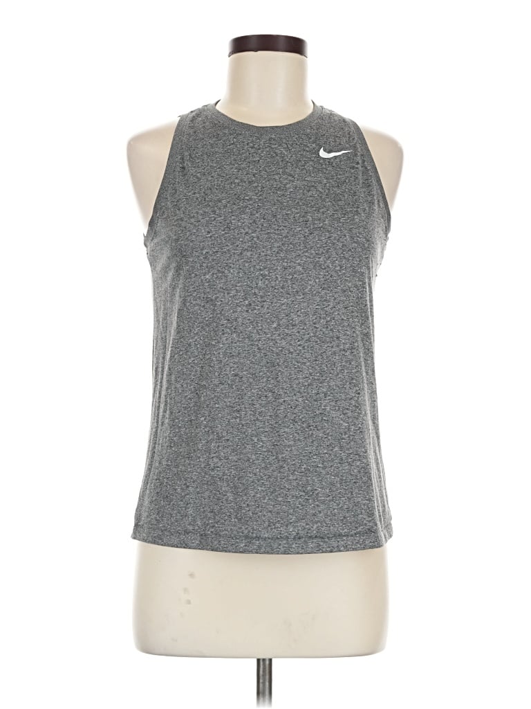 Pre-owned Nike Active Tank Top In Gray