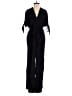 Aqua 100% Polyester Black Jumpsuit Size S - photo 1
