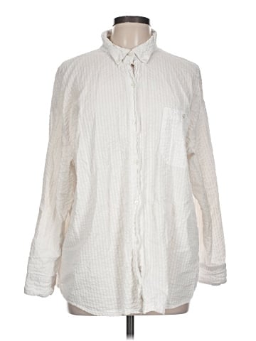 Divided by H&M Long Sleeve Button-Down Shirt (view 1)