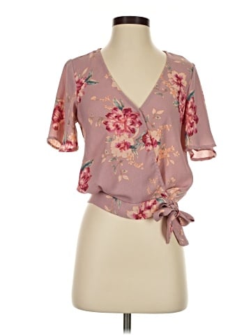 Xhilaration Short Sleeve Blouse (view 1)