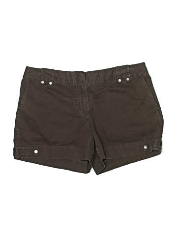 Ann Taylor LOFT Khaki Shorts (view 1)