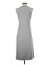 SPANX Solid Gray Casual Dress Size S - photo 2