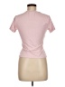 Trendy Queen Pink Short Sleeve Top Size M - photo 2
