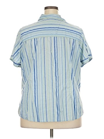 Basic Editions Short Sleeve Blouse (view 2)