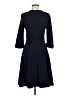 L.K. Bennett Solid Blue Casual Dress Size 6 - photo 2