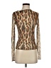 Anthropologie Animal Print Brown Long Sleeve Turtleneck Size XS - photo 1
