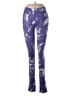 Charming Charlie Graphic Purple Leggings Size S - photo 1