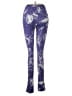 Charming Charlie Graphic Purple Leggings Size S - photo 2