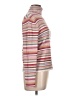 Sigrid Olsen Stripes Tan Turtleneck Sweater Size L - photo 4