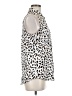 Express Outlet 100% Polyester Animal Print Ivory Sleeveless Blouse Size M - photo 4