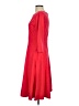 Lands' End Solid Red Casual Dress Size S - photo 5