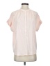 Point Sur 100% Viscose Pink Short Sleeve Blouse Size XS - photo 1