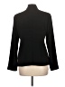 Eileen Fisher Solid Black Silk Blazer Size 12 - photo 2