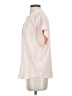 Point Sur 100% Viscose Pink Short Sleeve Blouse Size XS - photo 5