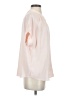 Point Sur 100% Viscose Pink Short Sleeve Blouse Size XS - photo 4