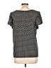 Max Studio Black Short Sleeve Top Size L - photo 2