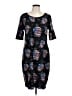 Charlie's Project Graphic Black Casual Dress Size XL - photo 1