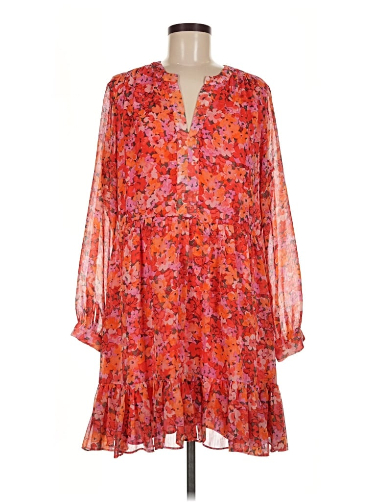 Pre-owned Vince Camuto Casual Dress In Orange