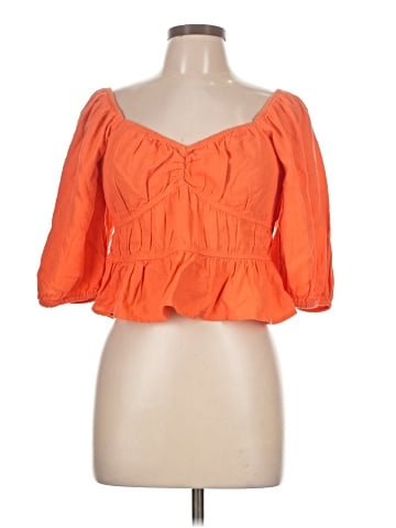 A New Day 3/4 Sleeve Blouse (view 1)