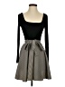 Shein Houndstooth Gray Casual Dress Size 4 - photo 1