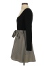 Shein Houndstooth Gray Casual Dress Size 4 - photo 5