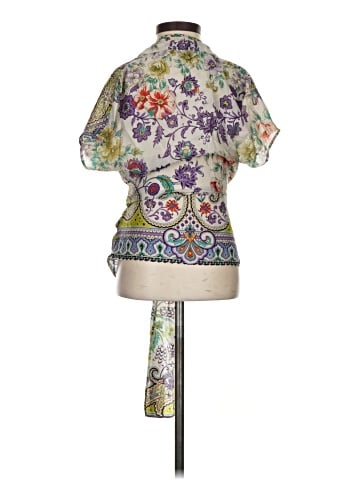 ETRO Short Sleeve Silk Top (view 2)