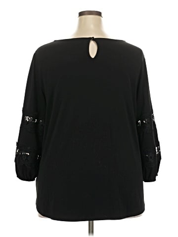 Adrianna Papell 3/4 Sleeve Top (view 2)