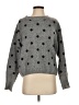 Unbranded 100% Acrylic Polka Dots Gray Pullover Sweater Size S - photo 1