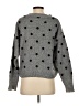 Unbranded 100% Acrylic Polka Dots Gray Pullover Sweater Size S - photo 2
