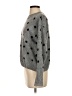 Unbranded 100% Acrylic Polka Dots Gray Pullover Sweater Size S - photo 5
