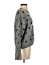 Unbranded 100% Acrylic Polka Dots Gray Pullover Sweater Size S - photo 4