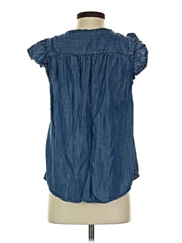 LC Lauren Conrad Short Sleeve Blouse (view 2)
