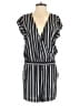 Ann Taylor LOFT 100% Rayon Stripes Gray Romper Size S - photo 1