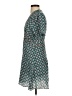 Sandro 100% Silk Argyle Teal Casual Dress Size 36 waist - photo 5
