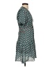 Sandro 100% Silk Argyle Teal Casual Dress Size 36 waist - photo 4