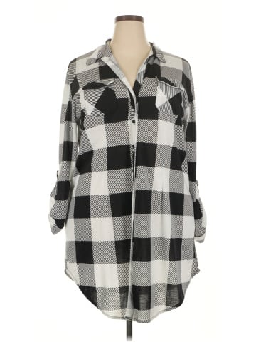 White Mark 3/4 Sleeve Blouse (view 1)