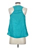 Ella Moss 100% Cotton Teal Sleeveless Blouse Size XS - photo 2