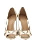 Talbots Metallic Gold Heels Size 9 (wide) - photo 2