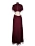 Lulus 100% Polyester Burgundy Cocktail Dress Size L - photo 2