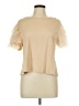 Lea & Viola 100% Cotton Tan Short Sleeve Top Size L - photo 1
