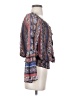 Venus 100% Polyester Blue 3/4 Sleeve Blouse Size 2 - photo 4