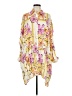 Corey Lynn Calter Print Yellow 3/4 Sleeve Blouse Size M - photo 1