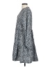 Nine West 100% Polyester Print Gray Casual Dress Size S - photo 5