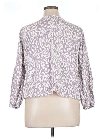 Garnet Hill 3/4 Sleeve Blouse (view 2)