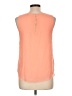 E&M Collection 100% Polyester Orange Sleeveless Top Size L - photo 2