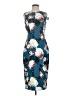 Sachin + Babi Print Teal Cocktail Dress Size 2 - photo 1