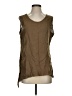 Planet Solid Brown Sleeveless Blouse Size 2 - photo 1