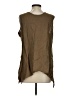 Planet Solid Brown Sleeveless Blouse Size 2 - photo 2