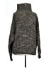 Isabel Marant Tweed Gray Turtleneck Sweater Size L - photo 1