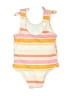 Eddie Bauer Stripes Yellow One Piece Swimsuit 12-18 MO / 18 MO - photo 1